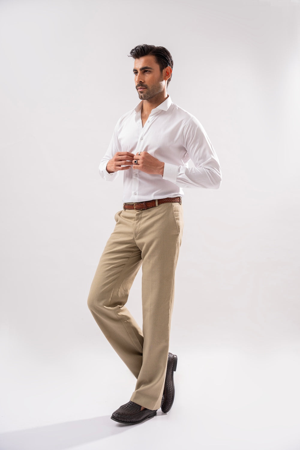 Plain Shirt - White (PLFS-WHITE)