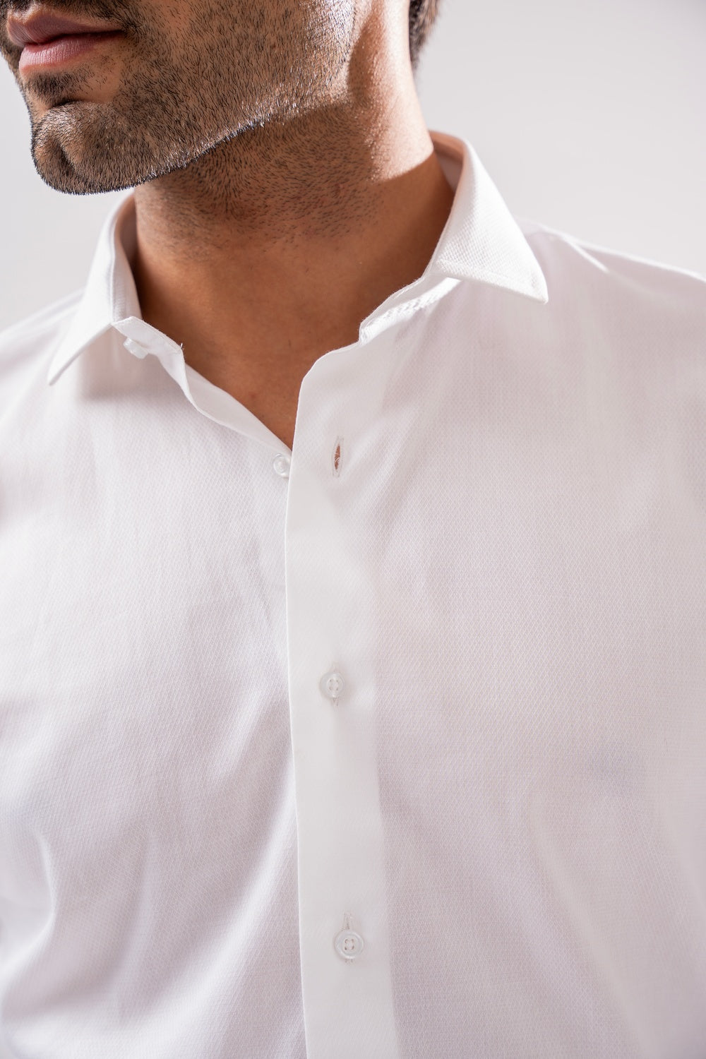 Plain Shirt - White (PLFS-WHITE)