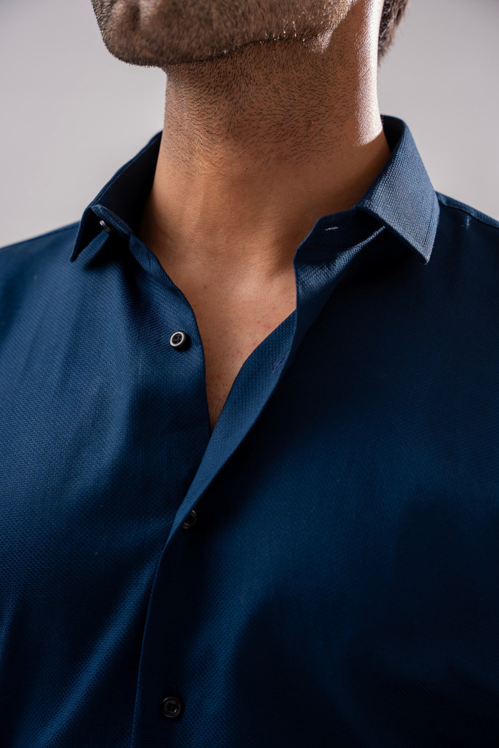 Plain Shirt - Navy Blue