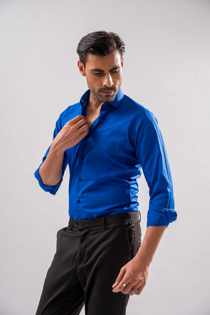 Plain Shirt - Royal Blue (PLFS-ROYAL)