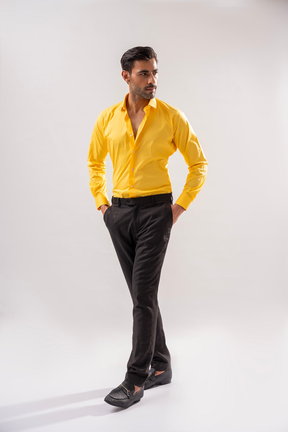 Plain Shirt - Yellow