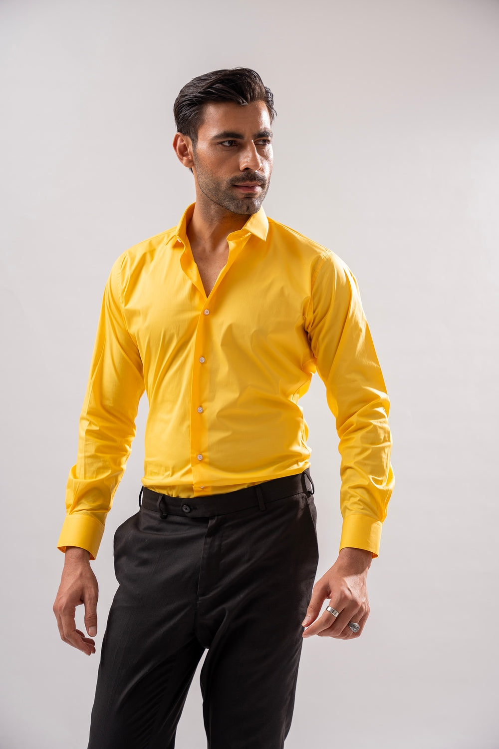 Plain Shirt - Yellow