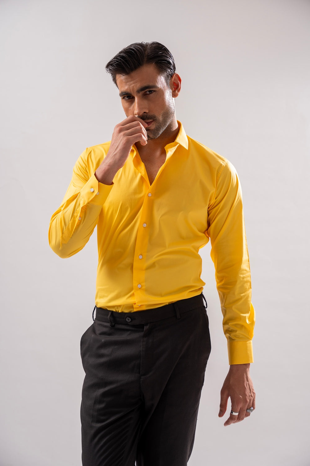 Plain Shirt - Yellow