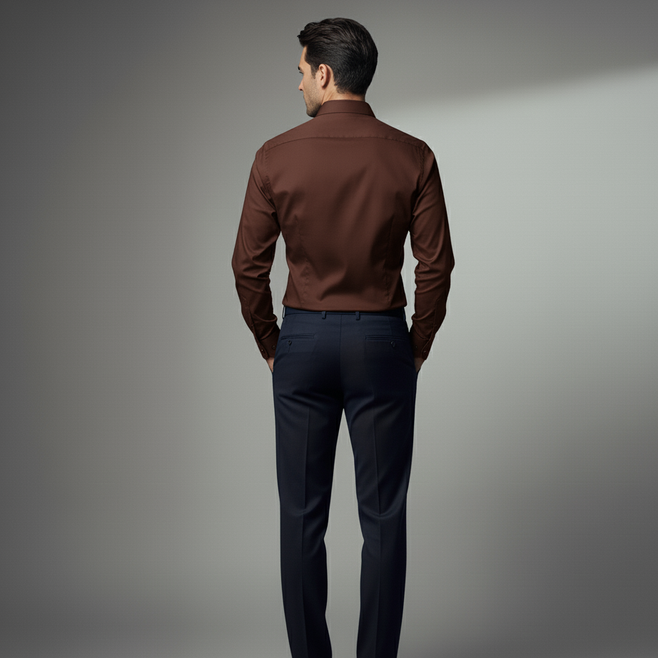 Spade Shirt - Brown